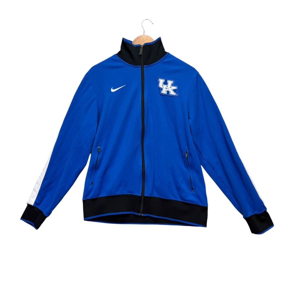 University of Kentucky Wildcats UK Nike Full Zip Jacket Blue Men's L Embroidered